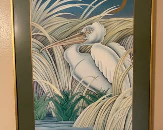 Louisiana World Exposition 1984 Pelican Poster by Hugh Ricks - Signed
