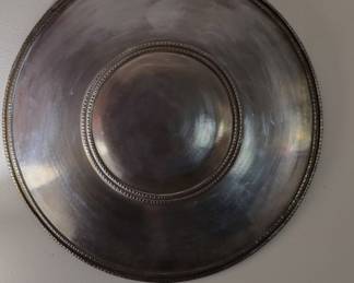 Hammered Metal Charger Plate