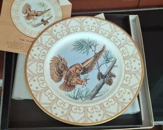 Edward Marshall Boehm "Eastern Screech Owl" Collector Plate