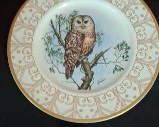 Edward Marshall Boehm "Northern Barred Owl" Collector Plate