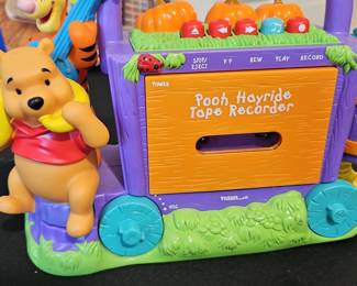 Winnie the Pooh "Pooh Hayride" Tape Recorder by Tiger Electronics