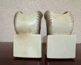 Royal Copley Ceramic Ram Head Bookends