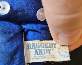 Vintage Knickerbocker Raggedy Andy Doll