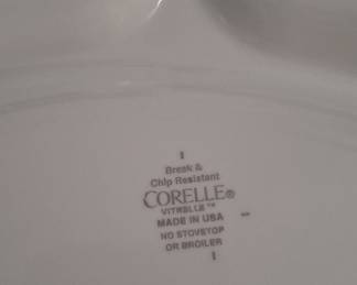 Corelle Winter Frost White Divided Grill Plate