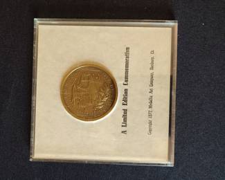 Jimmy Carter Official 1977 Inaugural Medal