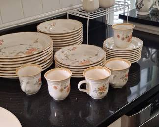Mikasa Garden Club "Silk Bouquet" Dinnerware Set