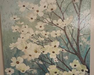 James Wiens Dogwood Blossoms I Painting