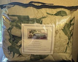 Belk Inc. Plaid Comforter Set