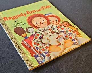 Raggedy Ann and Fido: A Little Golden Book (1969 First Edition)