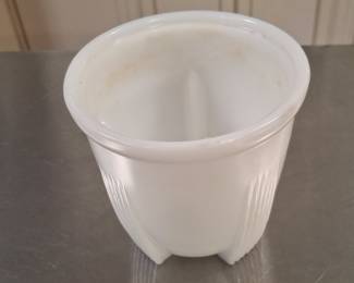 Vintage E. O. Brody Co. Milk Glass Planter