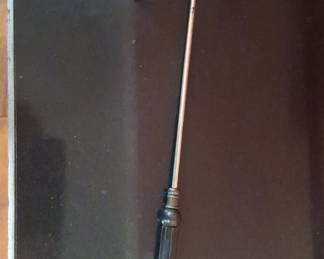 Silver Plated Candle Snuffer with Ebonized Handle