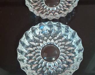 Crystal Ashtray Set