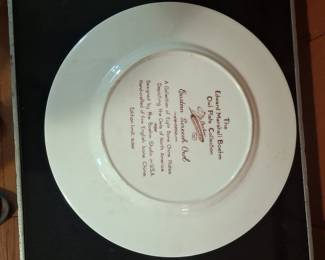 Edward Marshall Boehm "Eastern Screech Owl" Collector Plate