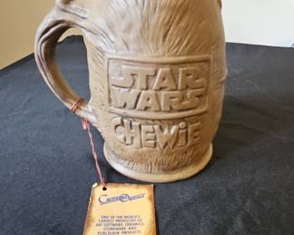 Star Wars Chewbacca Ceramic Tankard by Rumph/California Originals