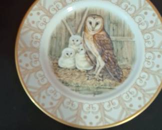 Edward Marshall Boehm Barn Owl Plate