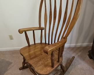 Virginia House Windsor Spindle Back Rocking Chair