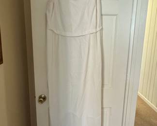 Vintage Beaded Ivory Wedding Dress