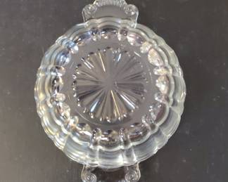 Glass Serving Bowl with Handles