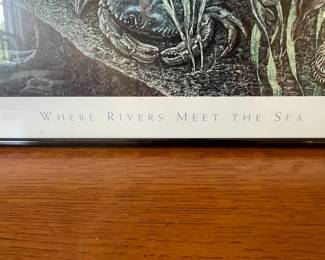 Estuaries: Where Rivers Meet the Sea Lithograph by Ray Troll