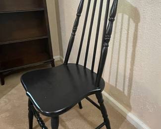 Black Windsor Style Side Chair
