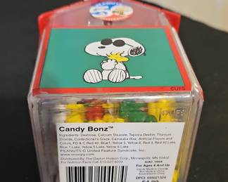 Peanuts 50th Anniversary Snoopy Doghouse Candy Dispenser with Candy Bonz