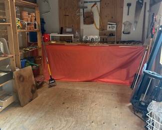 Tools and gardening supplies
