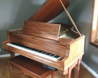 Knabe Grand Piano with QRS200 Cd Player.