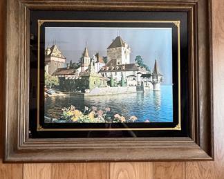 Château de Chillon Print by Gustave Courbet