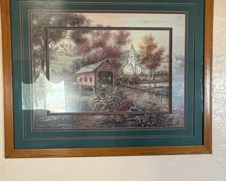 Carl Valente "Razzberry Creek Crossing" Print
