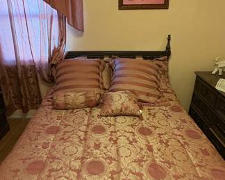 Sherry Kline China Art Damask Polyester 6 Piece Comforter Set