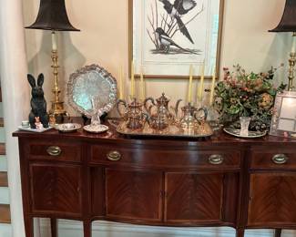 Vintage federal style mahogany sideboard by hickory chair James river collection - absolutely stunning 