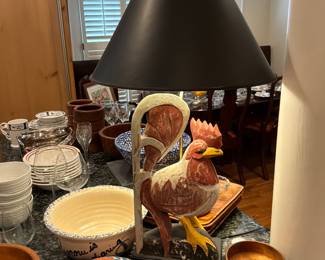 Rooster lamp 