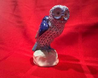 Herend owl figurine 