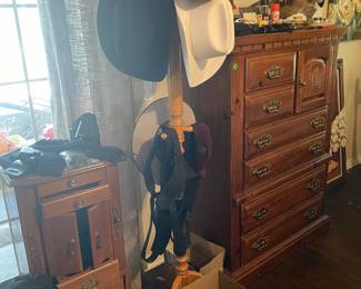 Furniture, hats, etc