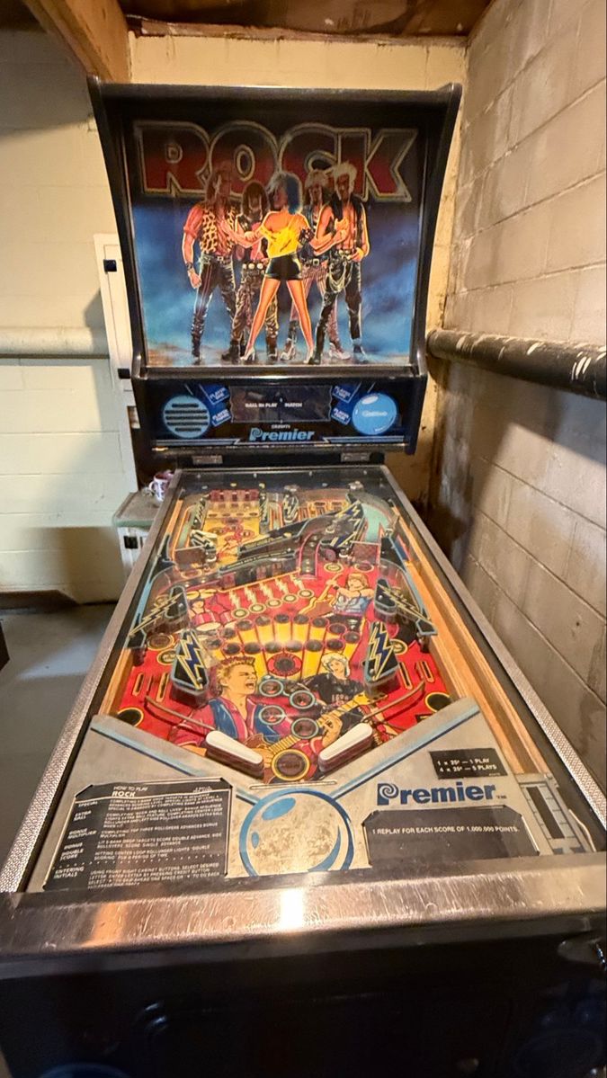 Premier "Rock" Pinball Machine