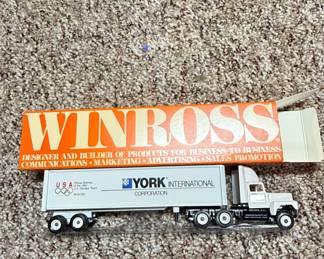 Winross "York International" 1992 U.S. Olympic Team Sponsor Diecast Truck with Box