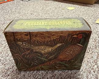 Avon "Pheasant" Decanter Leather After Shave