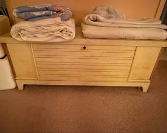 Vintage Cedar Lined Blanket Chest