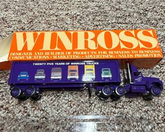 Winross Trucks "Twenty Five Years of Winross Trucks" Commemorative Semi-Truck - Hospitality Group