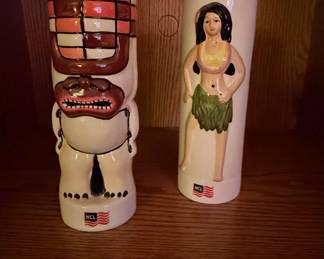 NCL Norwegian Cruise Line "Ancient Tiki God" Tiki Mugs - Set of 2