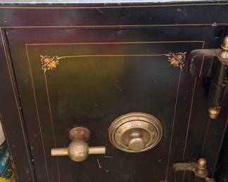 Antique Combination Lock Safe