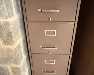 Four-Drawer Metal Filing Cabinet