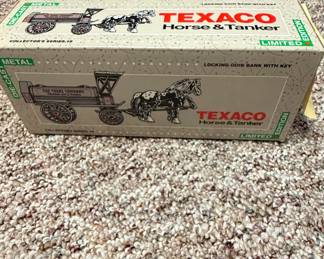 Ertl Texaco Horse & Tanker Collector's Series #8 Die-Cast Coin Bank