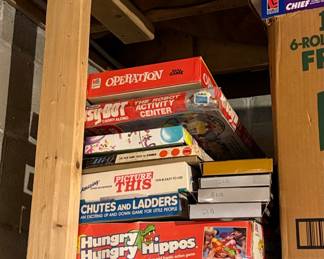 Collection of Vintage Board Games