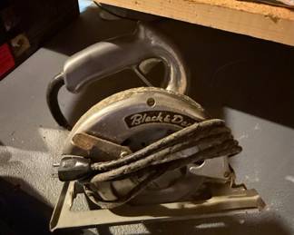 Vintage Black & Decker No. 83 Heavy Duty Circular Saw