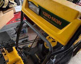 Yard-Man Two-Stage Track Drive Snow Blower and Brute Lawn Mower