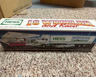 Hess 18 Wheeler and Racer Toy Truck