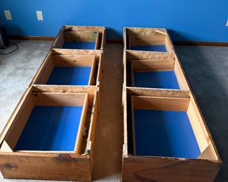 Underbed storage drawers