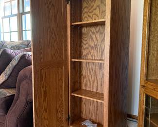 Double-sided Rotating VHS cabinet - One of a kind. Craftsman made.
