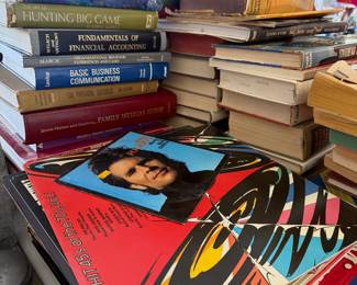 Vinyl Records and Books